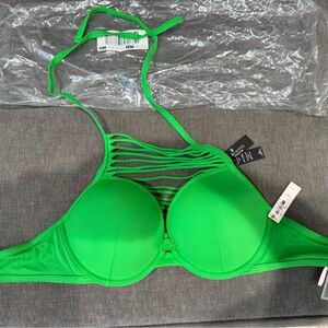 Victoria's Secret Vibrant Green Bikini Top